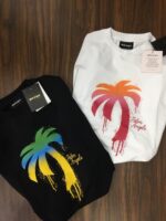 PALM ANGELS COTTON LYCRA TSHIRT