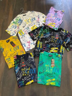 DSQUARED COTTON LYCRA TSHIRT