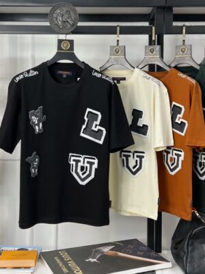LOUIS VUITTON COTTON LYCRA ROUND NECK TSHIRT