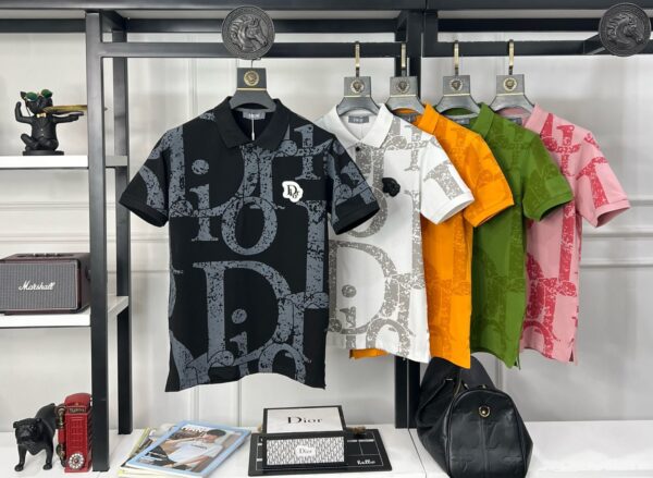 DIOR COTTON LYCRA COLLAR TSHIRT