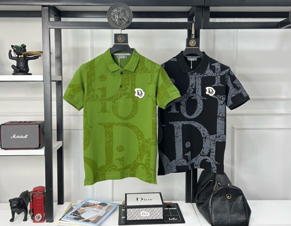 DIOR COTTON LYCRA COLLAR TSHIRT