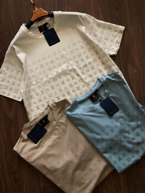 LOUIS VUITTON COTTON LYCRA ROUND NECK TSHIRT