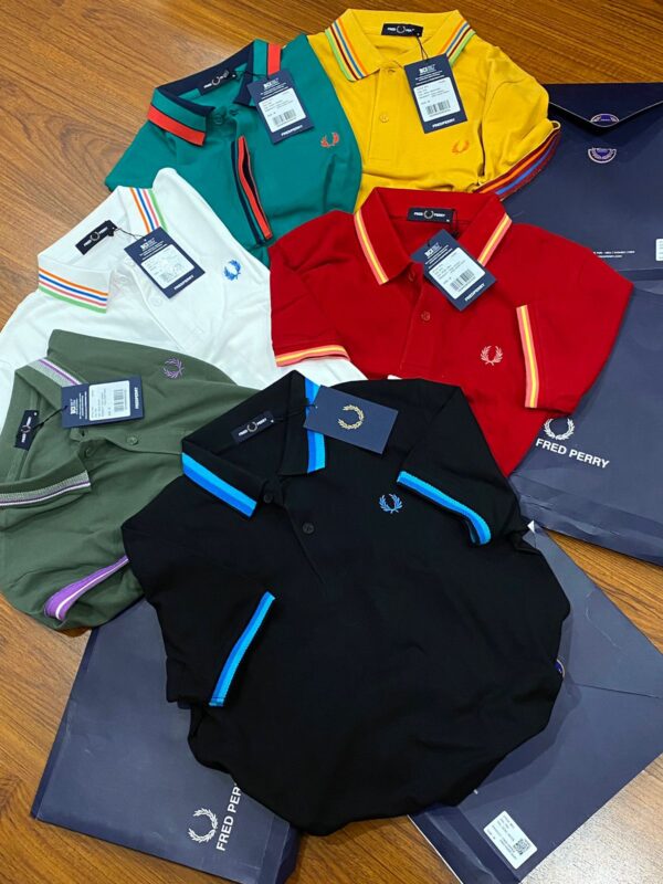 FRED  TIPPED POLOS T-SHIRTS