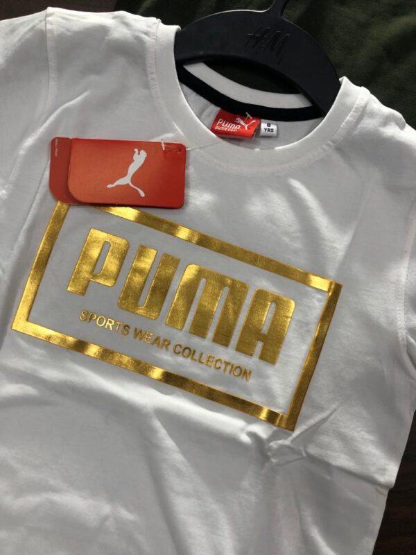 PUMA  ROUND NECK SHORT SLEEVES TSHIRT