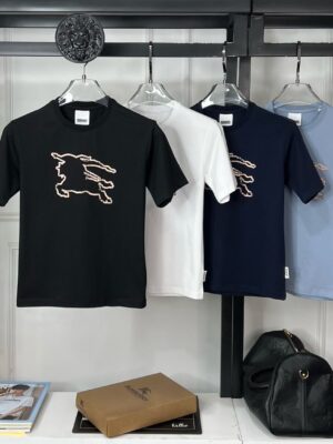 BURBERRY COTTON LYCRA TSHIRT