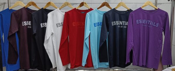 ESSENTIALS  FULL SLEEVES TSHIRTS