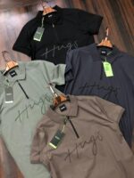 HUGO BOSS VERY PREMIUM HALF ZIP POLOS