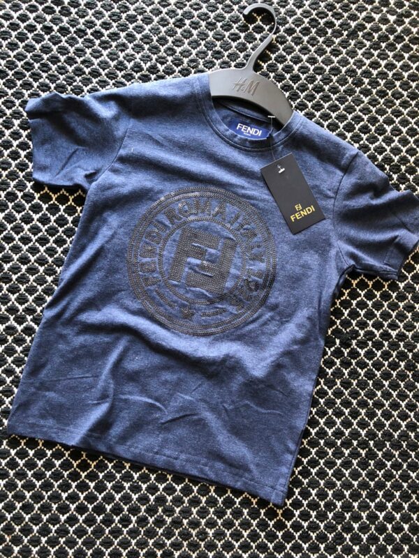 FENDI ROUND NECK  SHORTS SLEEVES TSHIRT