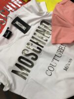 MOSCHINO ROUND NECK TEES