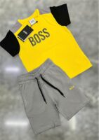 HUGO BOSS T-SHIRT WITH SHORTS