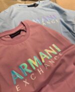 ARMANI EXCHANGE WOMEN'S ROUND NECK T-SHIRT