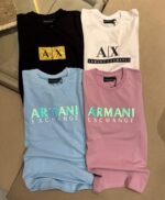 ARMANI EXCHANGE WOMEN'S ROUND NECK T-SHIRT