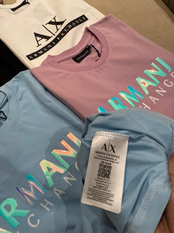 ARMANI EXCHANGE WOMEN'S ROUND NECK T-SHIRT